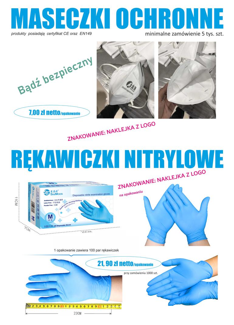 maseczki i rękawiczki